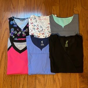 Scrub Top Bundle- size Women’s XL